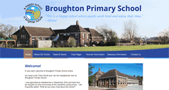 Desktop Screenshot of broughtonprimaryschool.co.uk